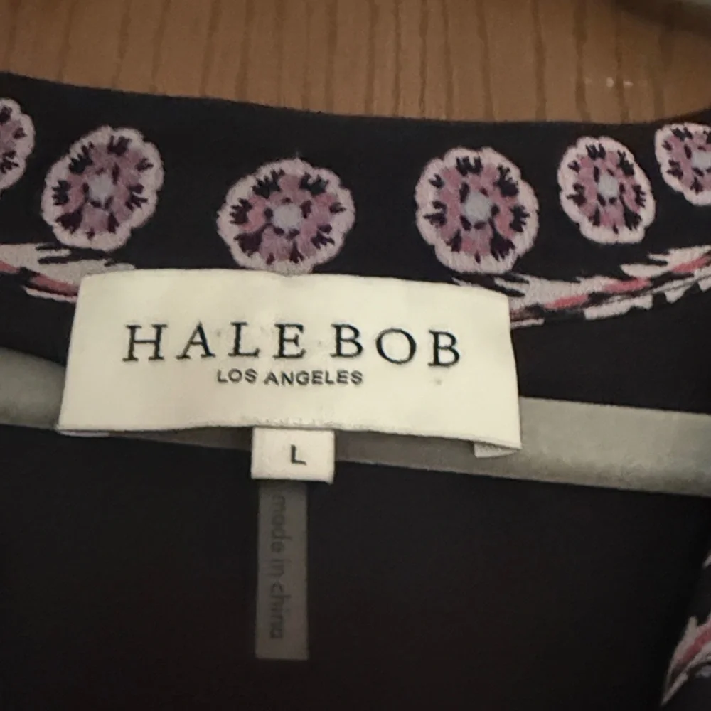 Hale Bob Black and Purple Floral Blouse - Picture 9 of 12